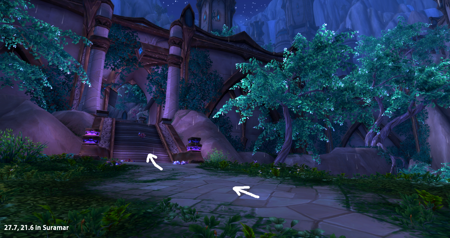 There will be mobs all through the way