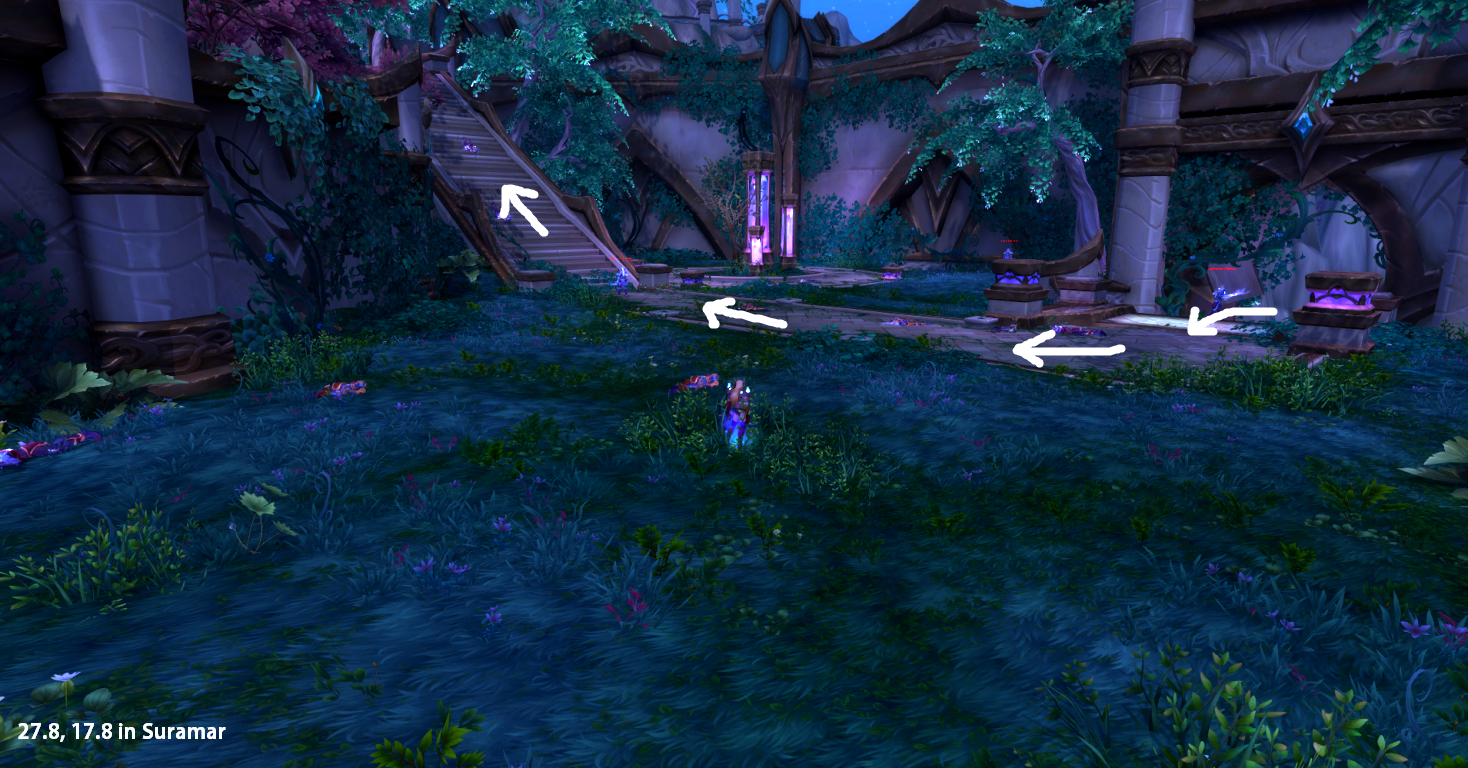 There will be mobs all through the way