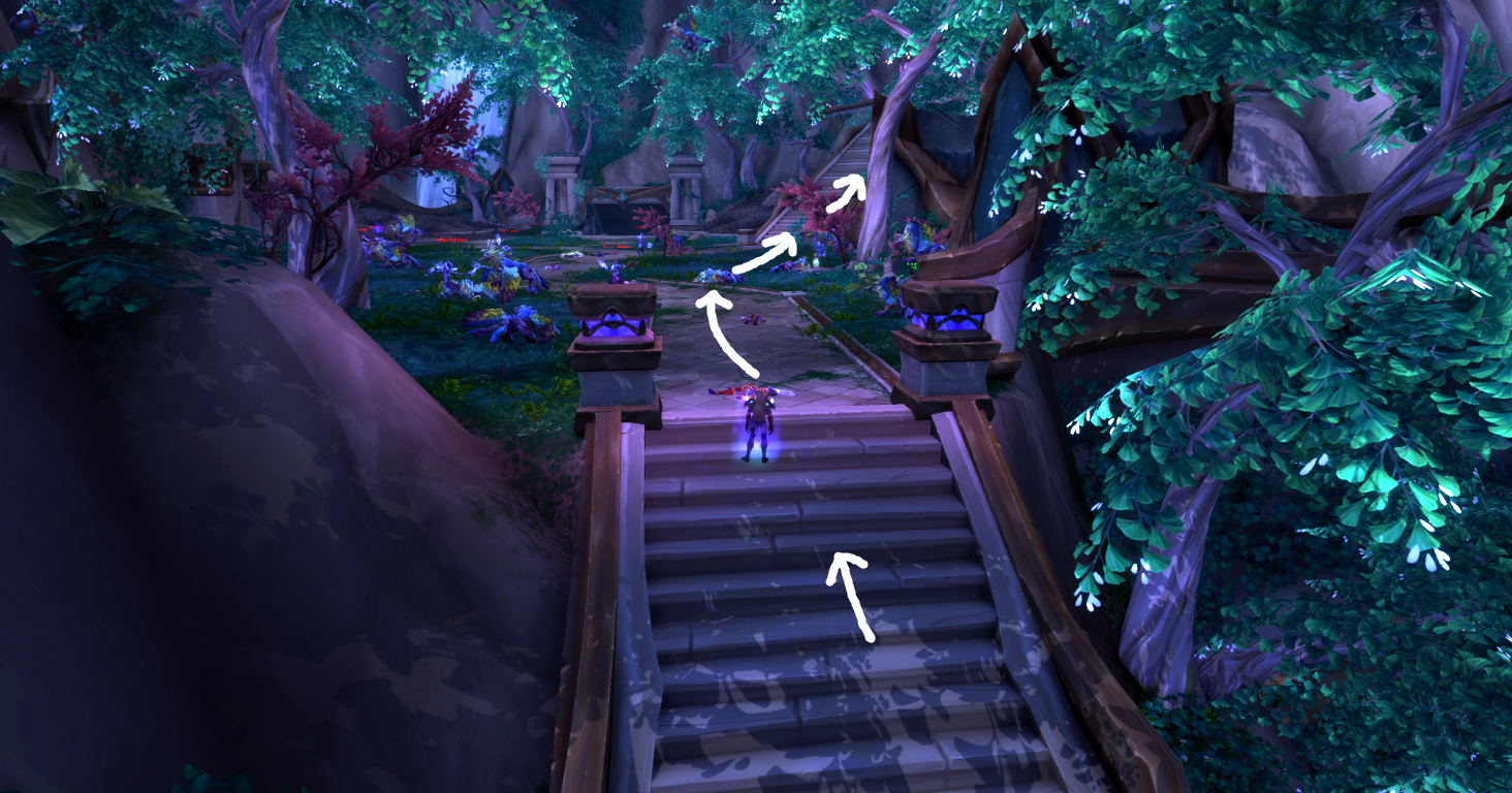 There will be mobs all through the way